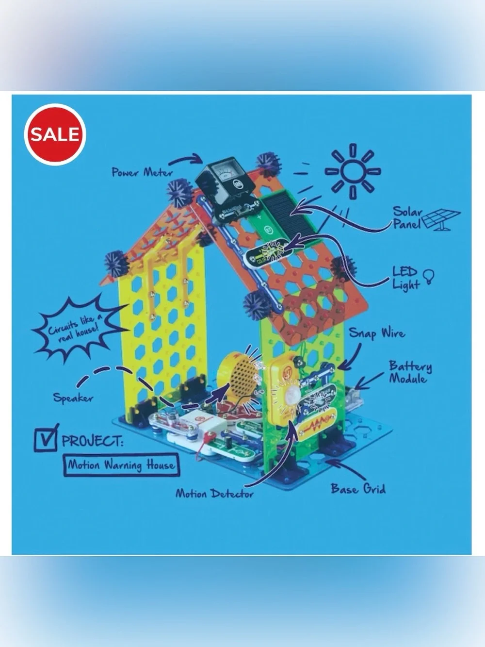 Snap Circuits My Home Electronics Building Kit - Multicolor
